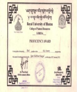 buy degree from the Royal University of Bhutan