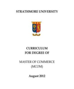 Buy Degree From the Strathmore University