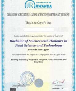 buy degree from the Université Libre de Kigali
