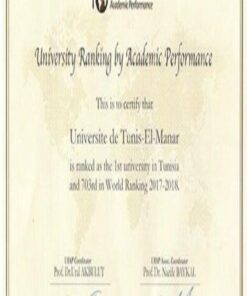 Buy Degree from the Université de Tunis El Manar