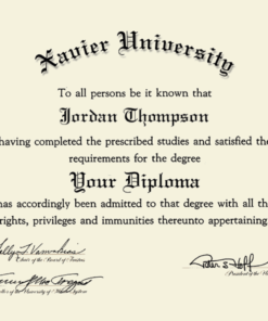 y Degree from the Xavier University School of Medicine
