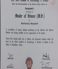 Birla Institute of Technology and Science