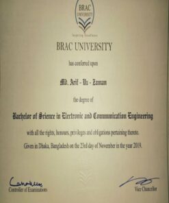 Buy college degree from the BRAC University