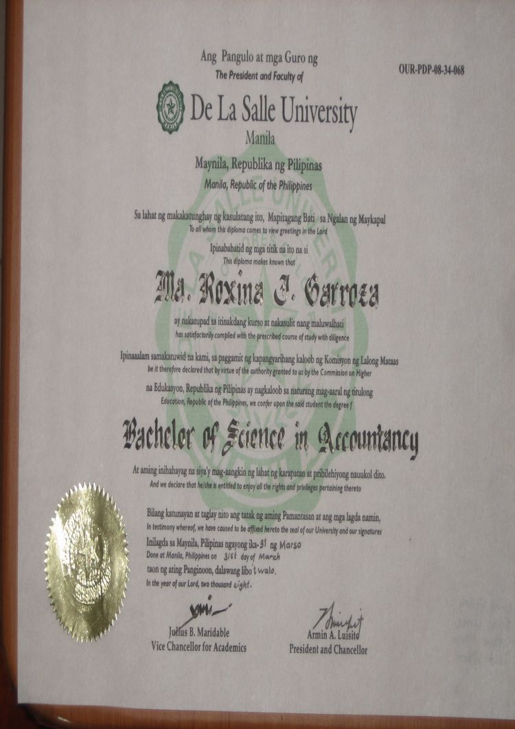 Verify Degrees - buy transcript certificate from the de la salle university buy college degree from the de la salle university