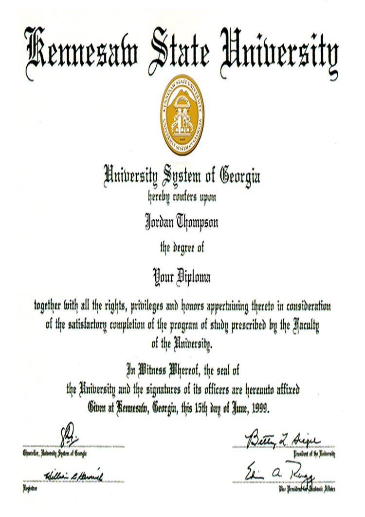 Verify Degrees - buy master degree from the kennesaw state university buy college degree from the kennesaw state university