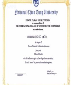 Buy college degree from the National Chiao Tung University