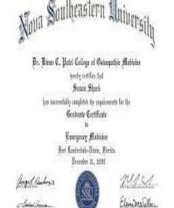 Buy college degree from The Nova Southeastern University