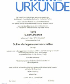 Buy college degree from the Rheinisch-Westfälische Technische Hochschule Aachen