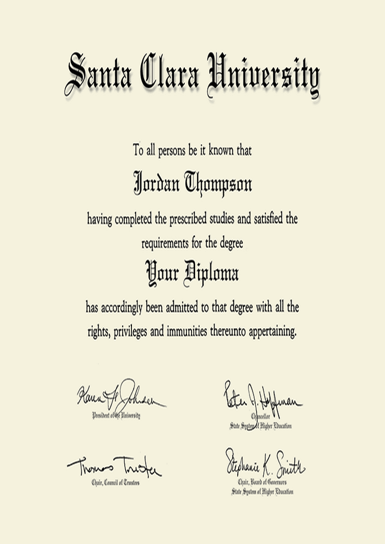 Verify Degrees - buy phd honorary doctorate degree from the santa clara university buy college degree from the santa clara university