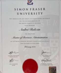 Buy college degree from the Simon Fraser University