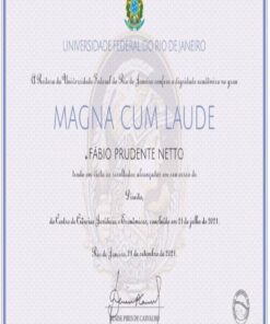 Buy college degree from the Universidade Federal do Rio de Janeiro