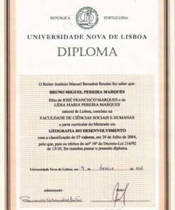Verify Degrees - buy college degree from the universidade nova de lisboa