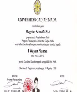 Buy college degree from the Universitas Gadjah Mada