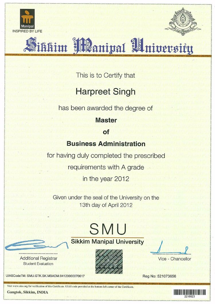 Verify Degrees - buy master degree from the sikkim manipal university buy college degree from the sikkim manipal university